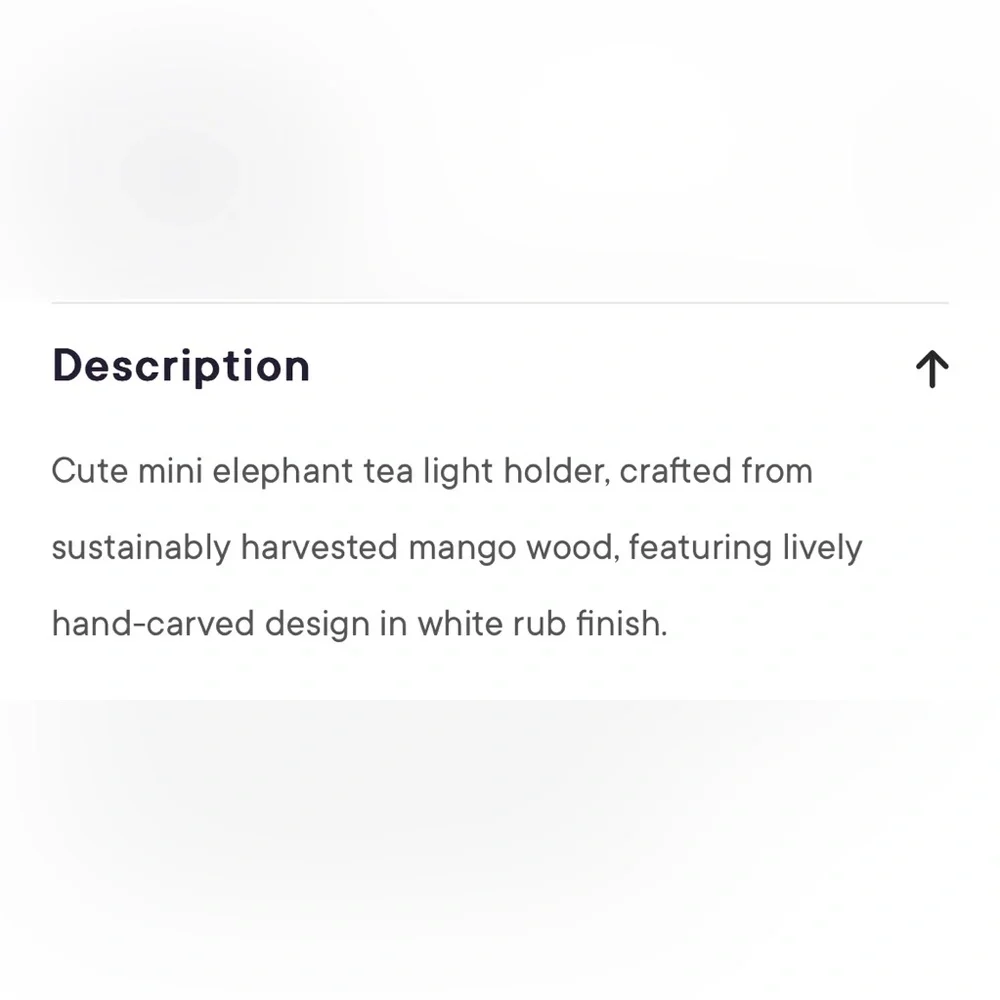 Wooden Elephant Tea Light Holder